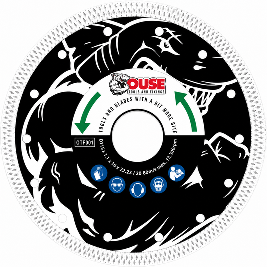 115MM EXTREME THIN GHOST PORCELAIN DIAMOND BLADE
